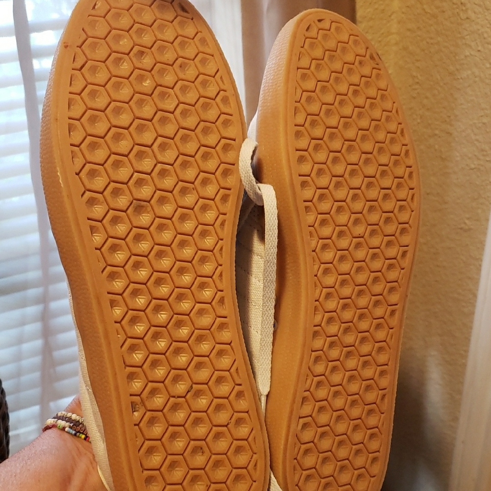 Adidas Men's White and Brown Sneakers - Picture 6 of 6